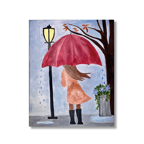 Autumn Rain Canvas